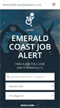 Mobile Screenshot of emeraldcoastjobalert.com